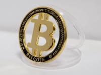 Сувенирная монета Bitcoin