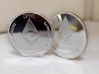 Сувенирная монета Ethereum - серебро