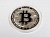 Сувенирная монета Bitcoin - серебро